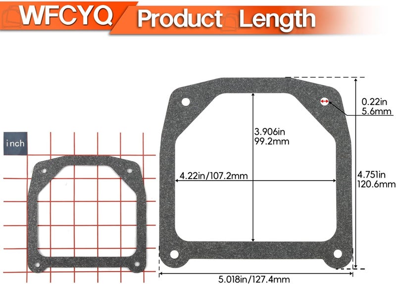 WFCYQ Valve Cover Gaskets Fit Kohler 7000 Series with Stamped Steel Covers (2) - Image 5